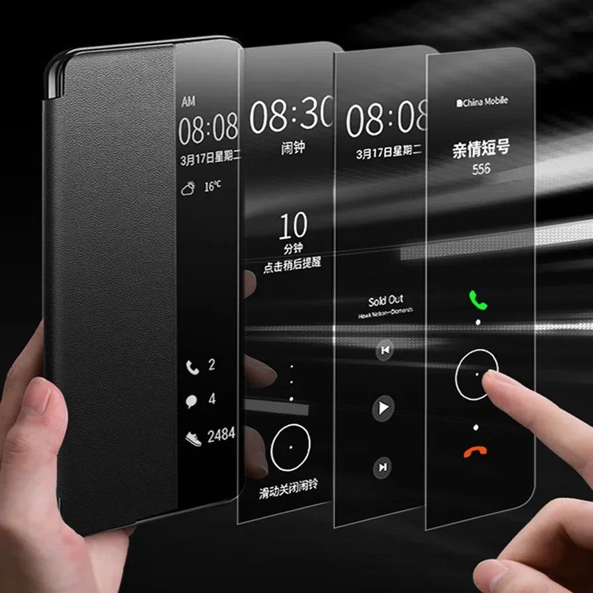 Smart View Flip Cover with Auto Sleep/Wake Feature – Premium Carrying Case