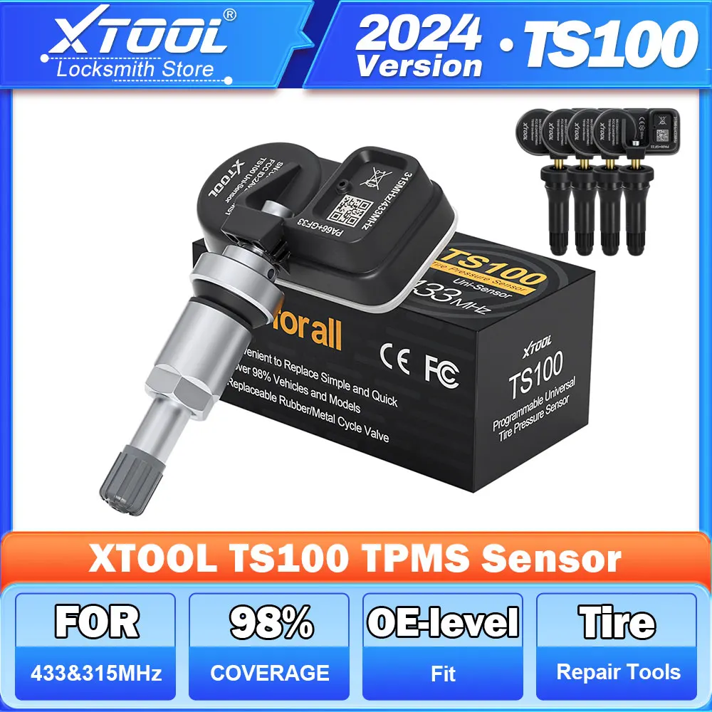 

Датчик давления в шинах XTOOL TS100, 433 МГц, TPMS