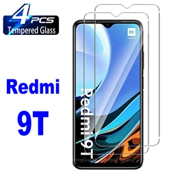 Premium 9H Tempered Glass Screen Protector - 2/4 Pack, HD Clarity for 2 pieces (For Redmi 9T)