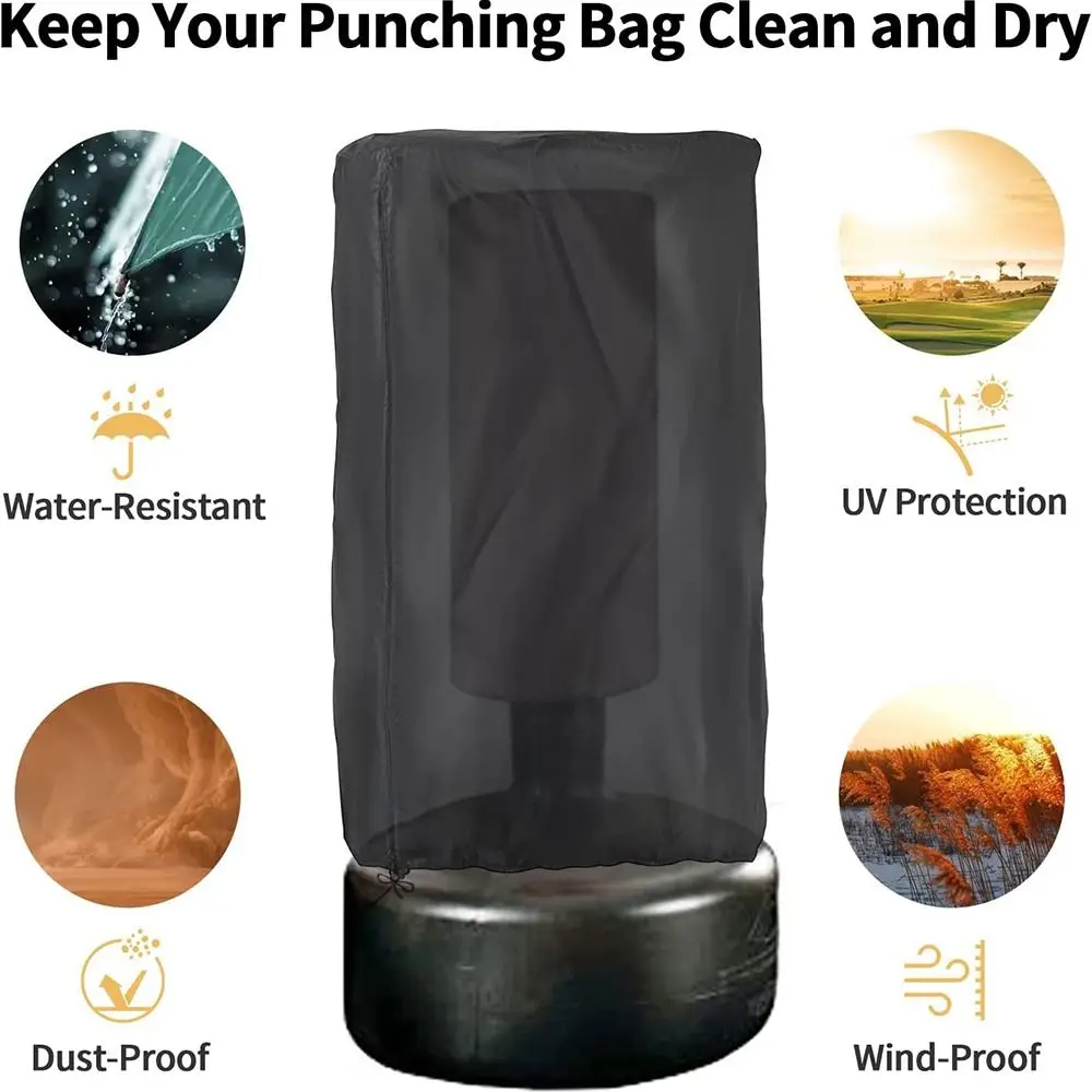 

Пылезащитный чехол с отверстиями, аксессуары, регулируемый водонепроницаемый чехол для боксерской сумки, прочный тяжелый защитный чехол для дома