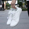 Unisex Minimalist Casual Canvas Barefoot Walking Shoes Wide Toe Slip on Zero Drop Sole Cross Trainer Sneakers for Men and Women 4