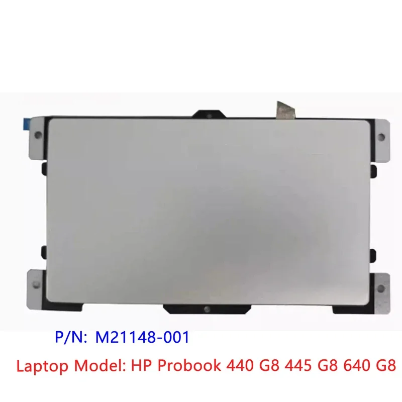 Silver New Original For HP Probook 440 G8 445 G8 640 Touchpad Trackpad M21148-001