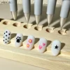 Nail Point Diamond Pen 4-in-1 Embellishment Rotating Nail Point Painting Brush Ballpoint Design Art Tool Manicure Tip Dot Paint 3