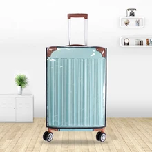  Full Transparent Luggage Protector Cover Thicken Suitcase Protector Cover PVC Suitcase Cover Rolling Luggage Cover 