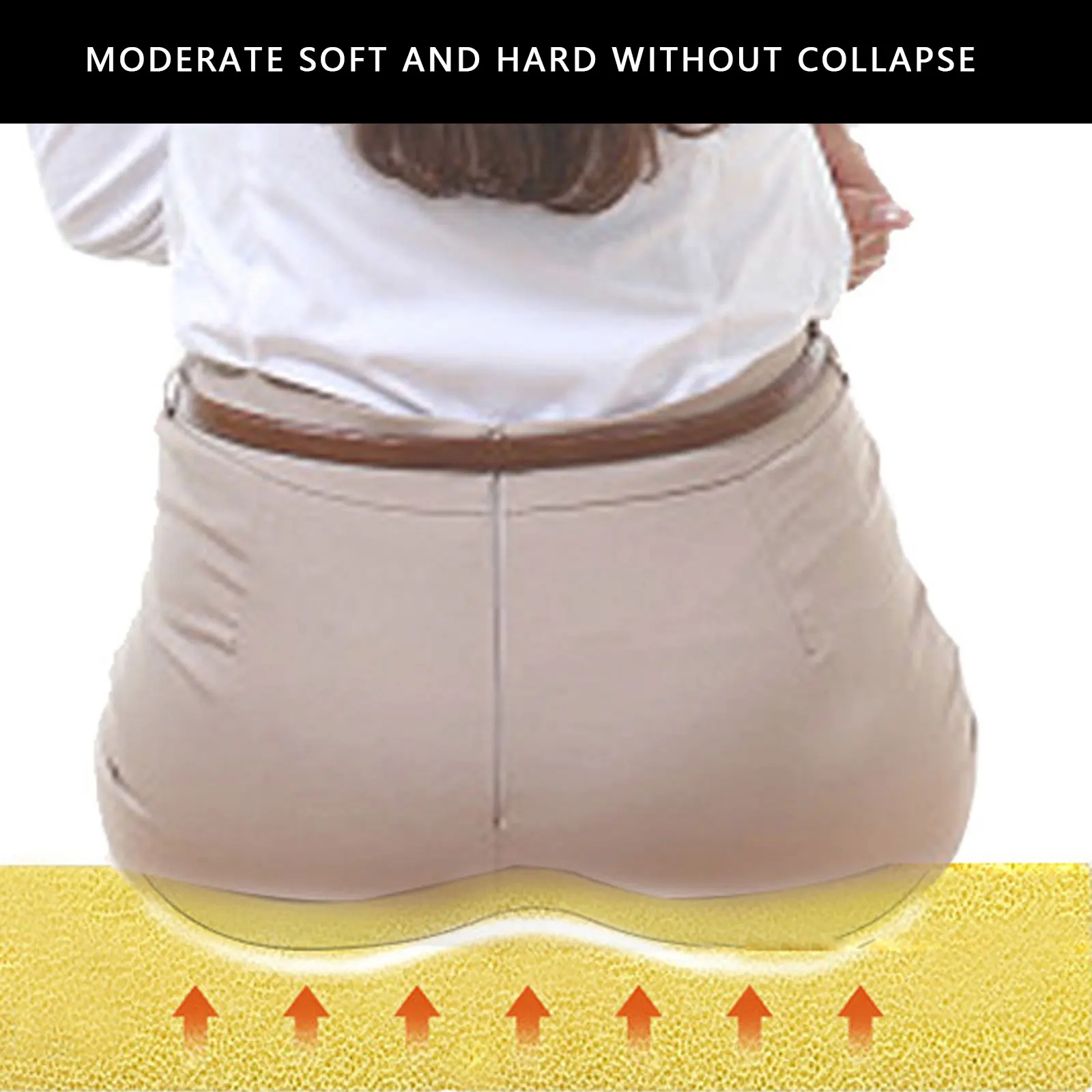 자동차 시트 높이 쿠션 베벨 메인 드라이버 싱글 시트, 두꺼운 버트 쿠션 높이 매트 자동차 인테리어 액세서리