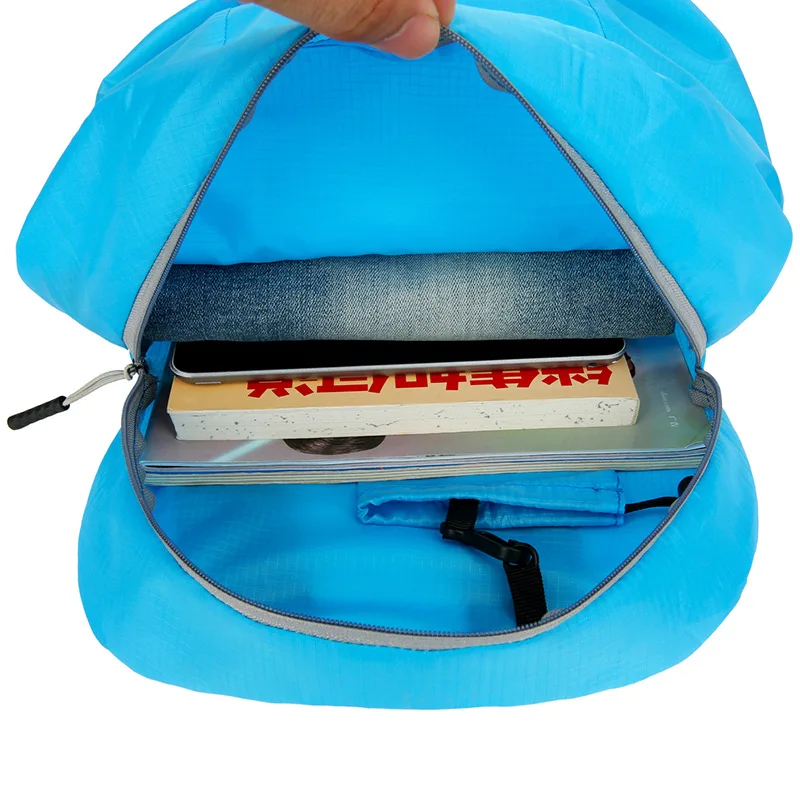 Outdoor 20L zaino portatile leggero borsa da trekking impermeabile pieghevole ultraleggero Pack per donna uomo viaggiare sport Daypack