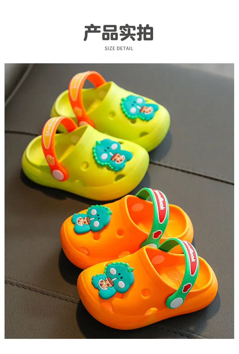 girl princess shoes Cartoon Dinosaur Kids Slippers Boys Summer Beach Sandals Girls Home Slippers Toddler Anti-Slip Indoor Slides Child Garden Shoes best leather shoes