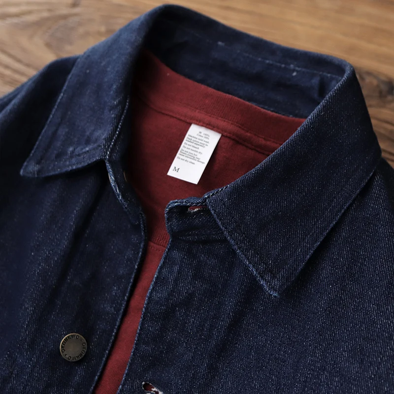 Veste Cargo Rétro Homme - Style Américain - Boutonnage - Poches - Taille Regular - Neuf Sans Étiquettes