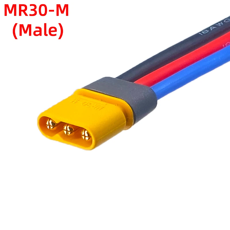 10 Paia Connettori Amass MR30 Maschio E Femmina Con Guaina Per Batterie Lipo RC Droni E Aerei
