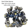 MU 3D Metal Puzzle God of war returns Thunder God Battle Armor DIY 3D Laser Cut Assemble Jigsaw Toys Desktop decoration GIFT 2