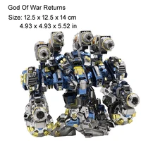 MU 3D Metal Puzzle God of war returns Thunder God Battle Armor DIY 3D Laser Cut Assemble Jigsaw Toys Desktop decoration GIFT 2