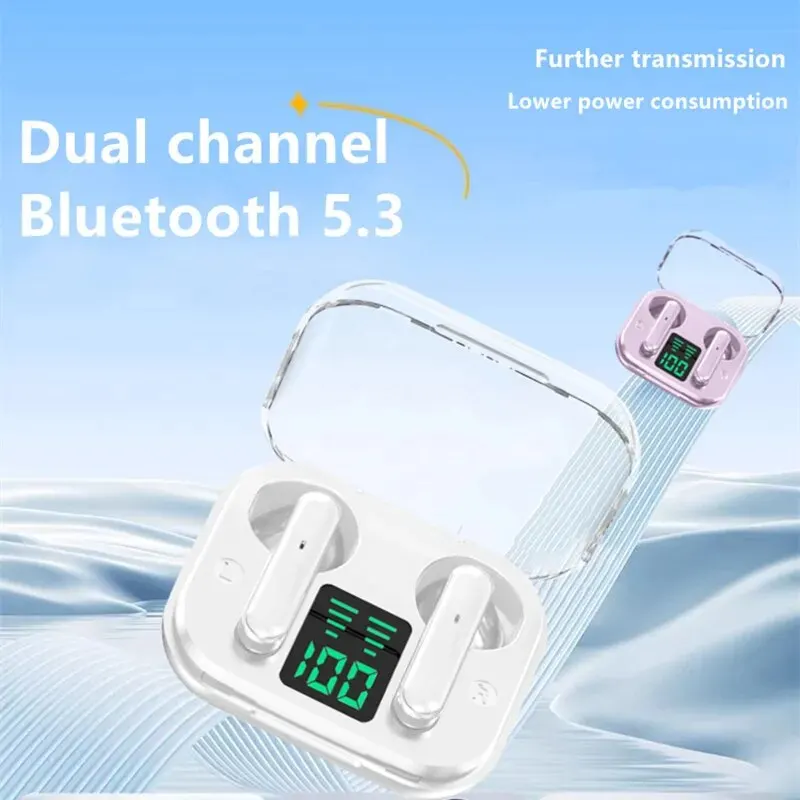 T6 TWS Bluetooth Earphones 5.3 Wireless Bluetooth Headset Noise Cancelling Headset With Microphone Headphones For iPhone Xiaomi 3