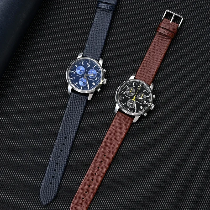 Premium Genuine Leather Smart Watch Band - Soft Cowhide Strap