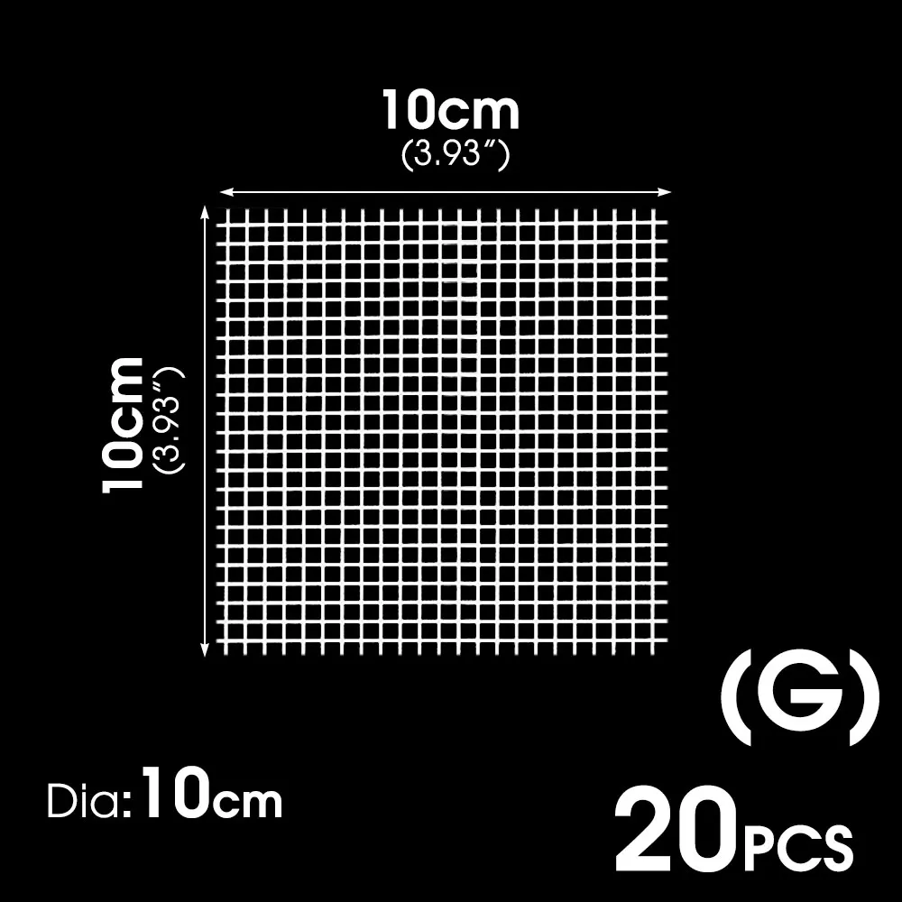 G x 20PC-10cm-Square