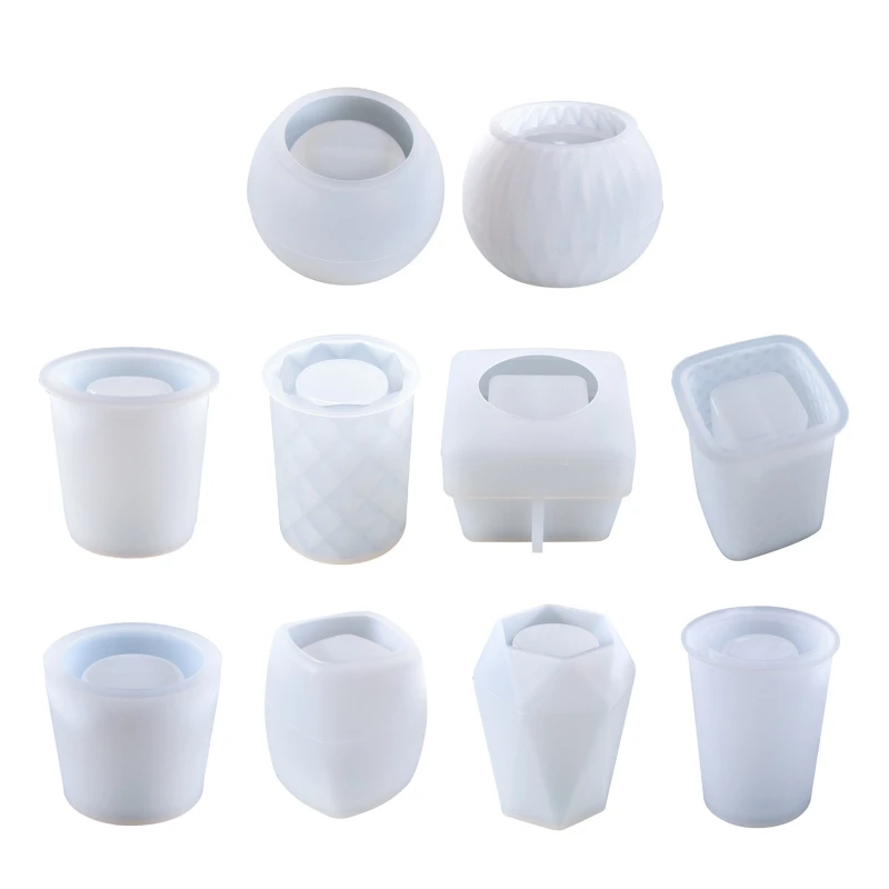 

Геометрические различные формы гипсовые силиконовые формы коробка для хранения формы для изготовления суккулентных растений