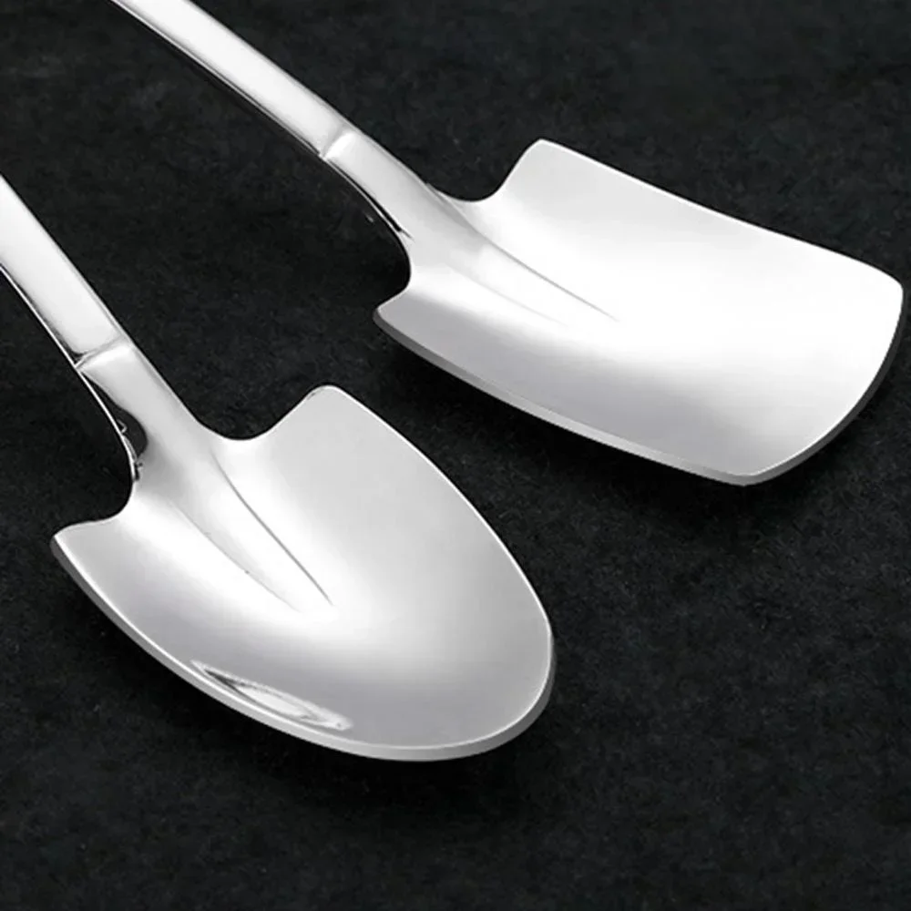 Stainless Steel Cutlery Set Vintage Coffee Scoop Ice Cream Fork
