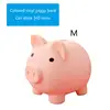103A for Creative Plastic Cartoon Pig Unbreakable Kids Children Money Coin Saving Jar Storage Box Birthday Gifts To 1