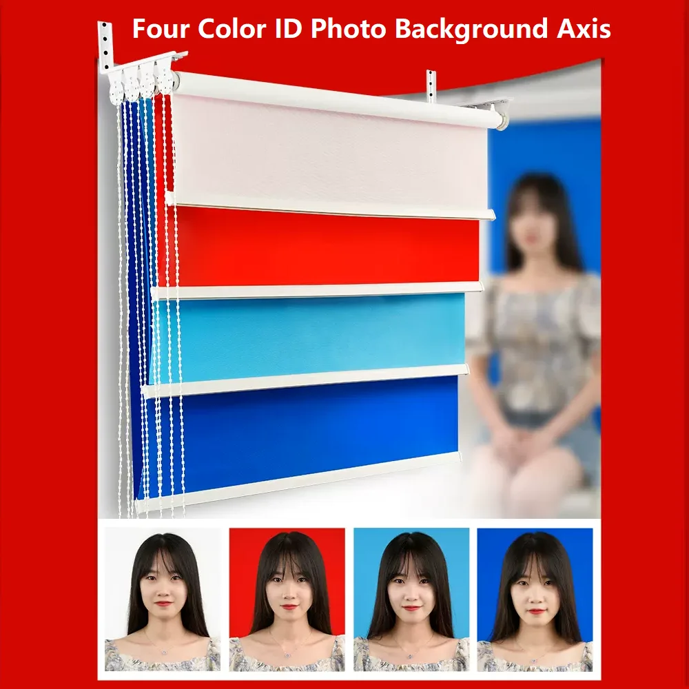 Selens Fotografia Pano de Fundo Foto Pessoal Vermelho e Azul id Casamento Entrevista Registro Foto Acessórios - Image 5