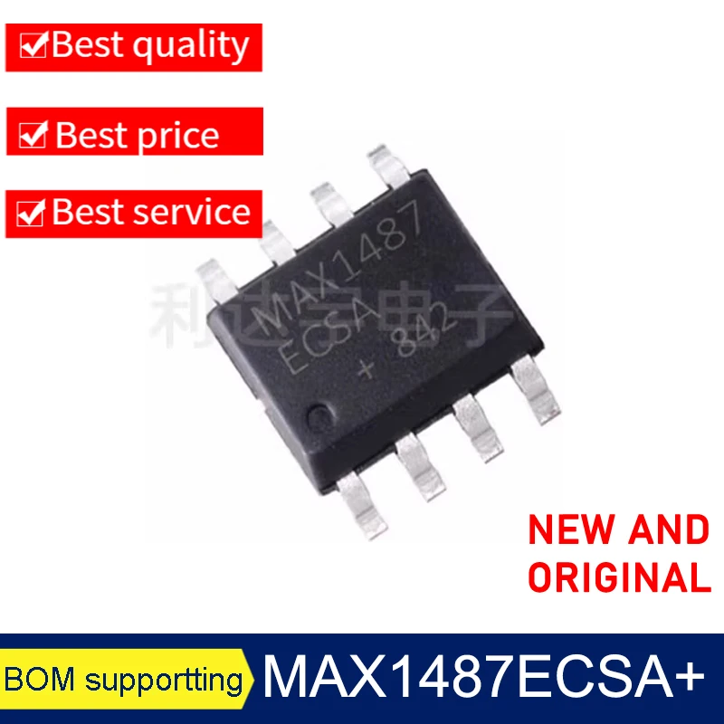 

5pcs Original MAX1487ECSA+T MAX1487ECSA SOP8 SMD RS-422/RS-485 IC Chipset
