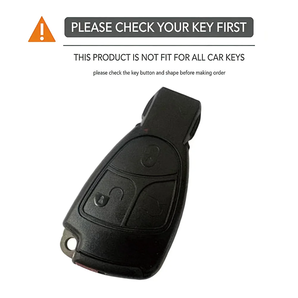 Carbon Fiber Car Key Fob Silicone Protector