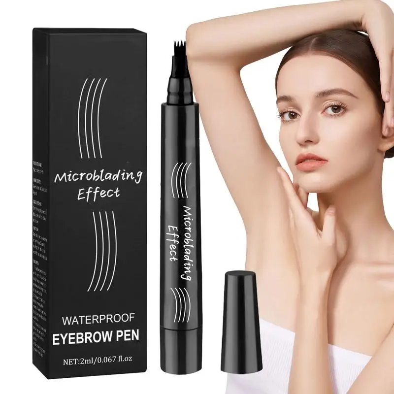 

Карандаш для бровей устойчивый к поту жидкий карандаш для бровей красивый макияж для глаз аксессуары для макияжа для путешествий отпуска свидания