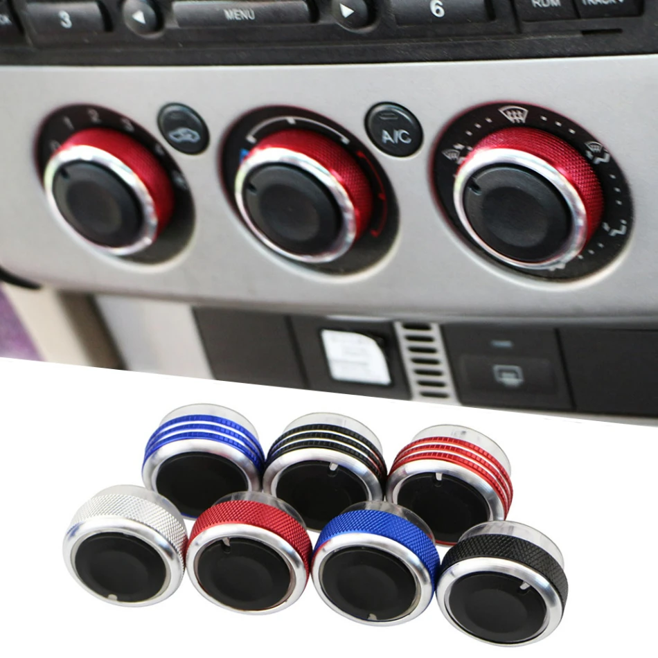 3pcs/set Air Conditioning Switch Car Heat Control Knob Ac Knob For Ford Focus 2 3 Mk2 Mk3 St Rs