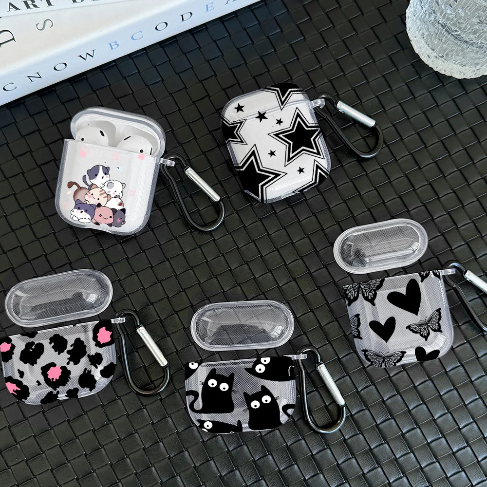 Black Cat TPU Case for AirPods Pro and AirPods Gen