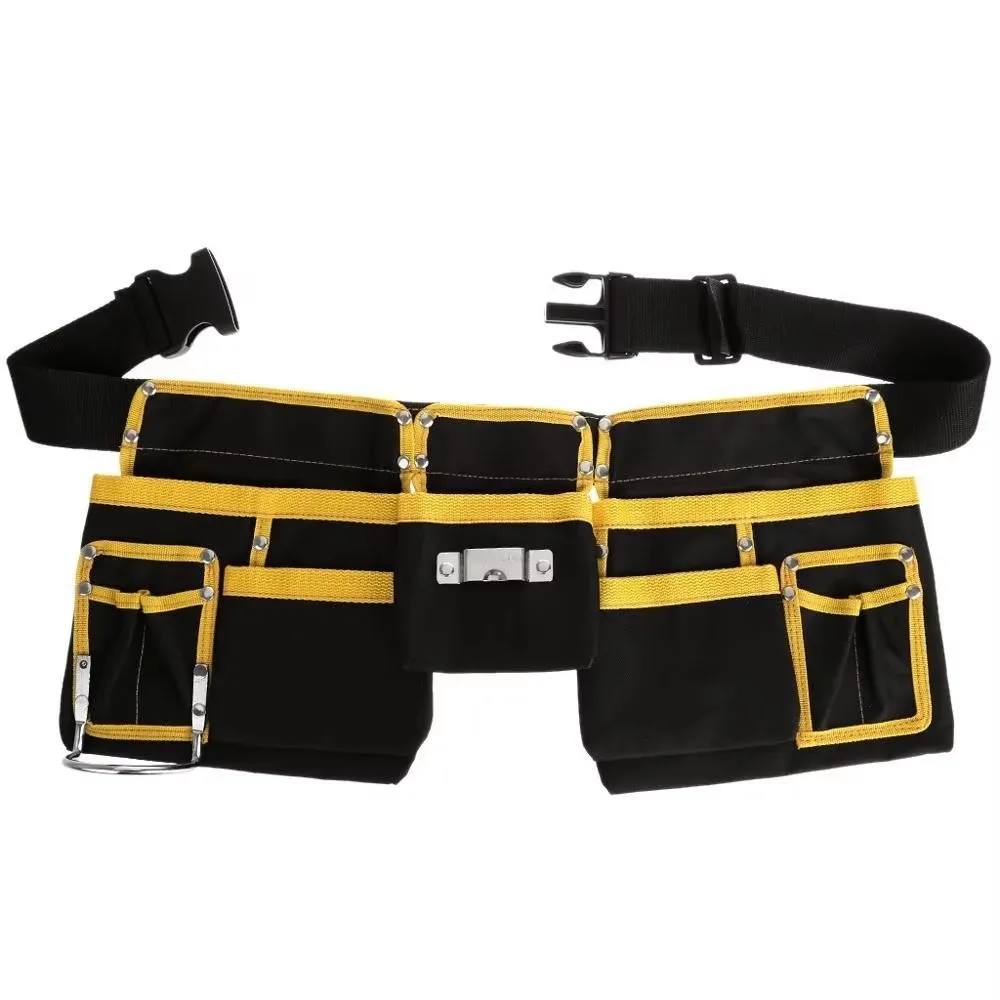 Multi-functional Electrician Tools Bag Waist Pouch Belt Storage Holder Organizer Oxford Cloth