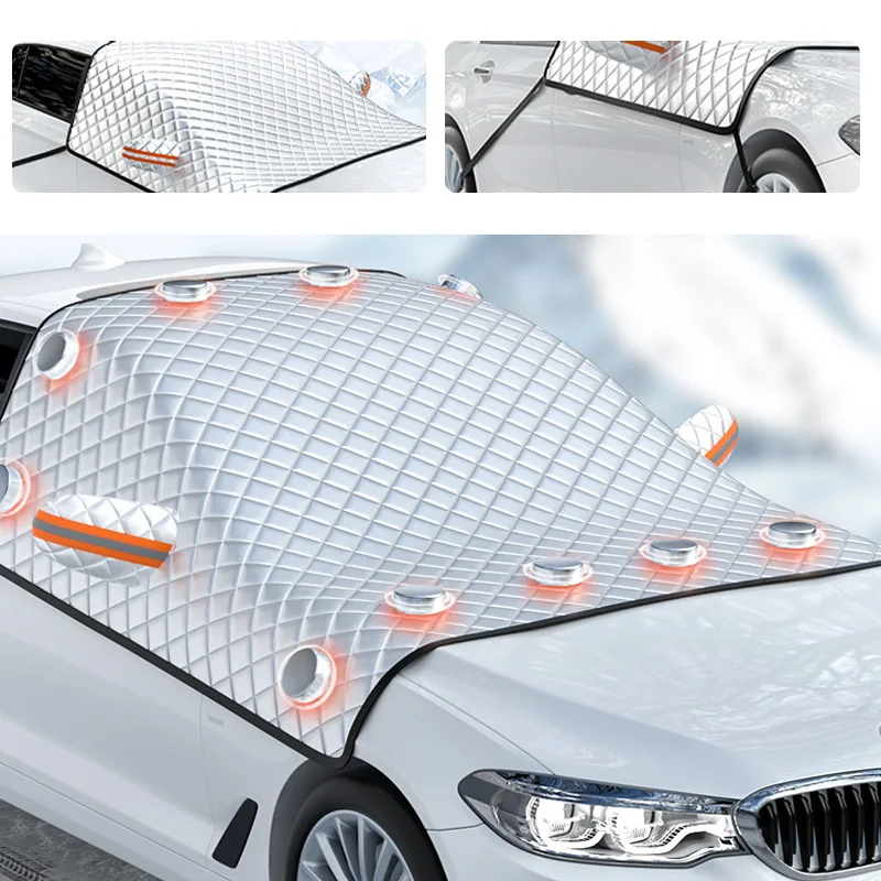 Car Sunshade Cover For Front Windshield Ice Protection Winter Automotive Windscreen 59 × 27 In From Batteries & Cable - Price 15.82 - Foto 4