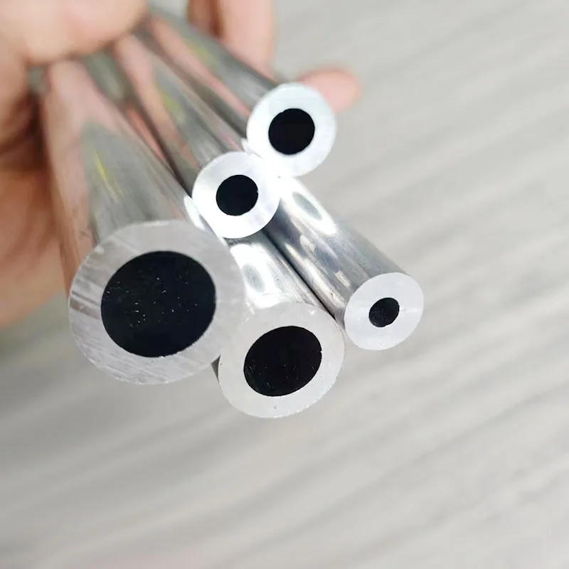 벽 두께 알루미늄 파이프, 길이 6061 알루미늄 합금 튜브, OD 스트레이트 라운드, 3mm, 8-50mm, 240mm, 490mm