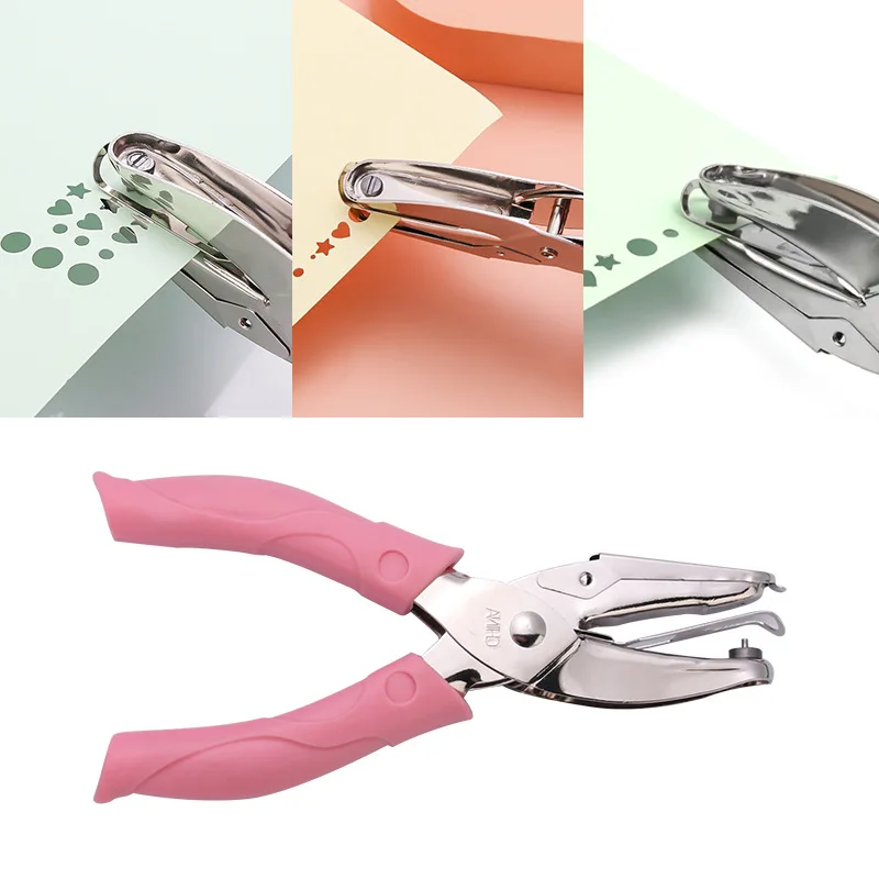 3/6mm Metal Single Hole Puncher Hand Paper Punch Single Hole Scrapbooking  Plier Paper Cutter School Office Binding Supplies - AliExpress