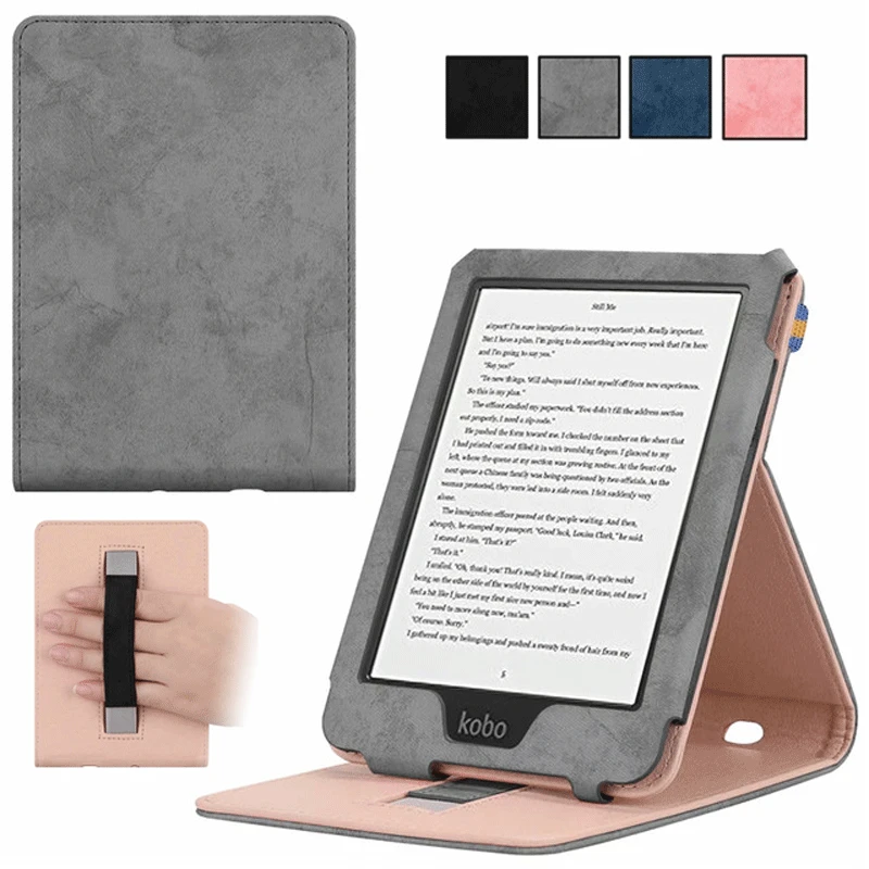 Smart Cover Per Funda Kobo Clara Hd Case 6.0 Pollici Soft Fabric Stand Ereader Case Coque Per Kobo Clara Hd Handheld Ebook Cover