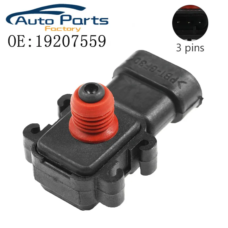 

New Map Sensor For Chevrolet Silverado 19207559 97180655 Intake Air Pressure Sensor