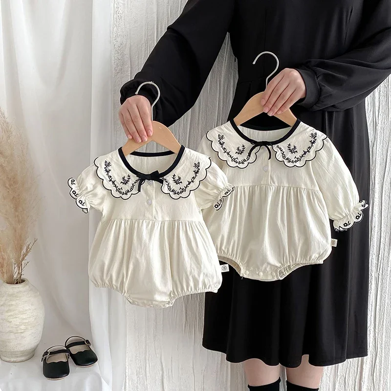 Baby Girls Summer Short Sleeve Bodysuit