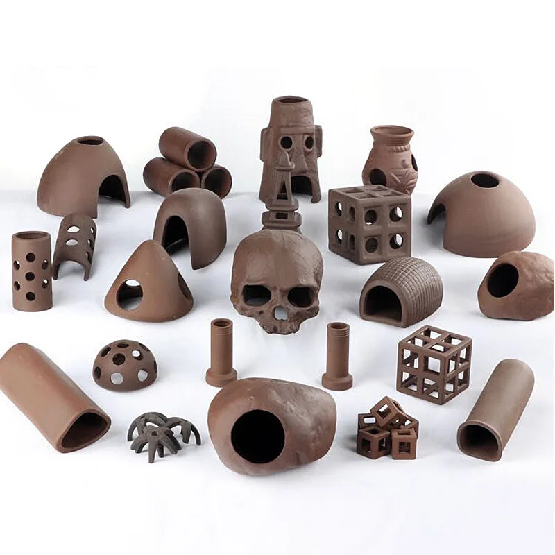 

Fish tank rest house Aquarium decoration ceramic fish cave view spawning hole shrimp house shrimp nest breeding tank accessories