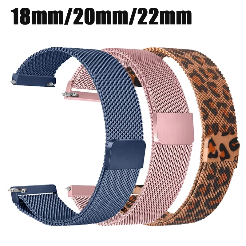 Premium Metal Replacement Strap - Available in 18mm, 20mm, 22mm Sizes