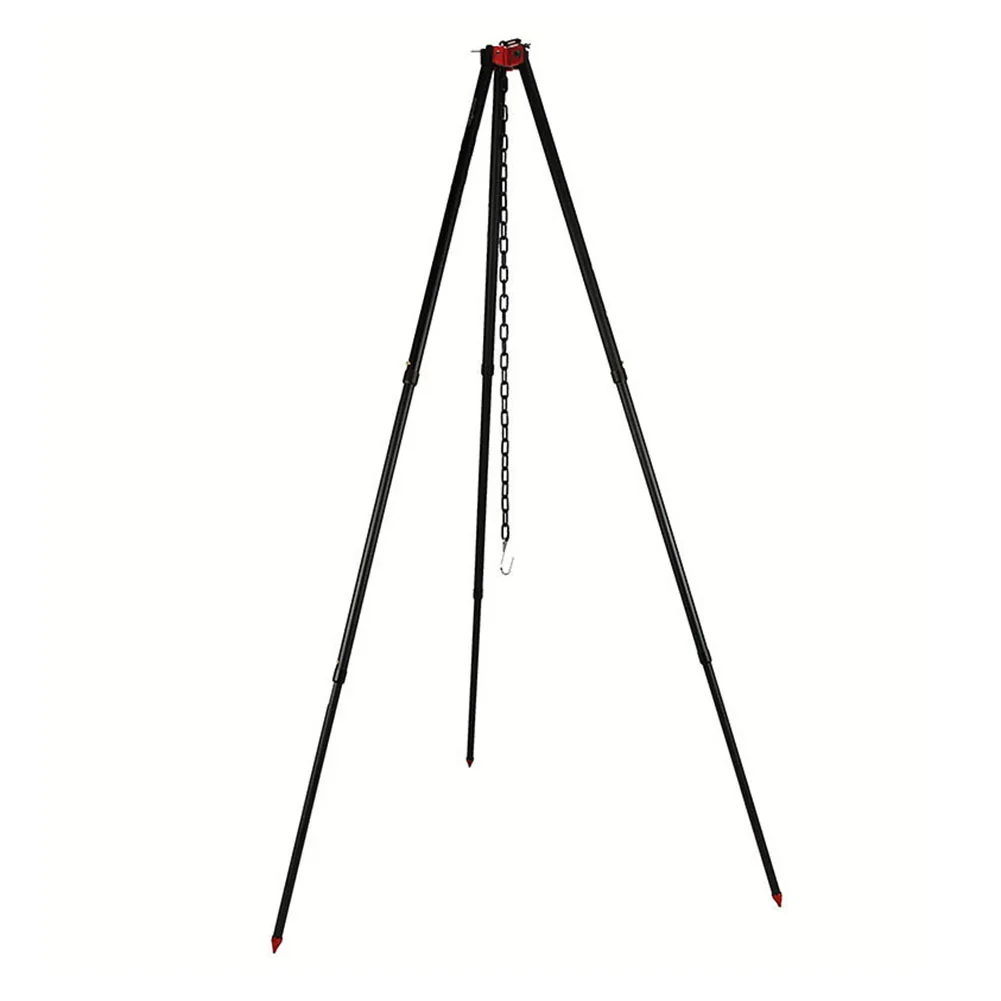 

Campfire Grill Cooking Pot Camping Lights Hanger Package Content Picnic Hanging Pot Triangle Holder Unfold Cm Inch