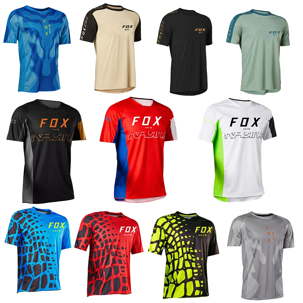Men's cycling maillot MTB Downhill Jerseys BAT fox Mountain Bike Shirts