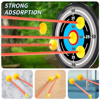 Bow and Arrow Toys with Light-up LED for Kid Age 3+, Archery and Target Set, Indoor & Outdoor Sports Games 3