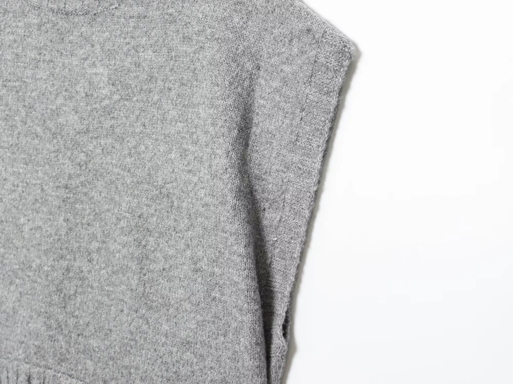 Autumn New Women'S Clothing Knitted Vest Fashionable Temperament Simple Knitted O-Neck Sleeveless Vest Streetwear With No Hood