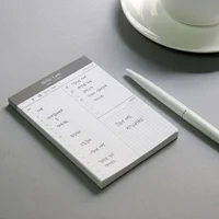 Mini Daily Planner Notebook Check List Notepad Sticky notes 12.4 X 8.5 cm 50 Sheets Office school supplies Agenda stationery 1