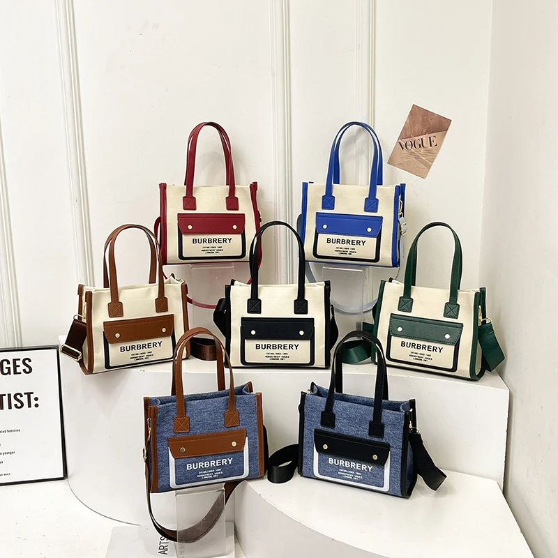 Trendy Letter Logo Crossbody Bag Women's Stylish Vintage Tote High-End Textured Leather Satchel Minimalist Party Purse Designer 5