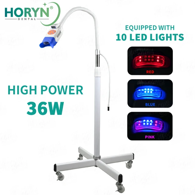 36W Dental 10 LED Cold Light Teeth Whitening Machine Desk Tooth Bleaching Lamp Dental Professional Teeth Whitening Machine