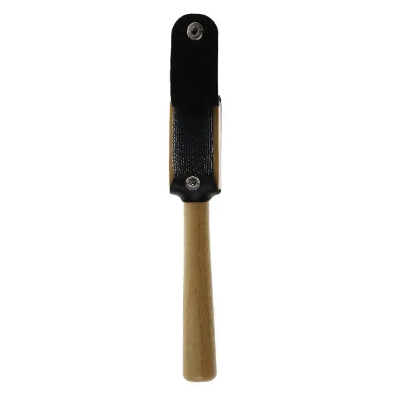 Wood Handle Ballroom Suede Soles Latin Salsa Dance Shoe Cleaning Brushes 3