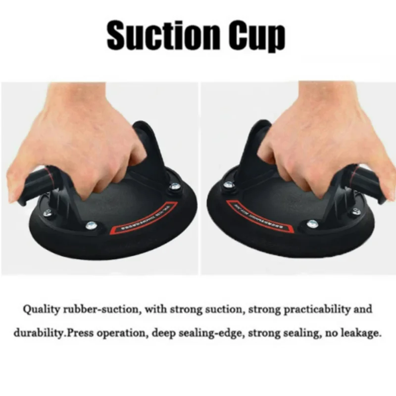 8 Inch Glass Suction Cup to Lift Large Glass Tile Heavy Duty Industrial Vacuum Suction Cups Lifter for Replace/Lifting Window