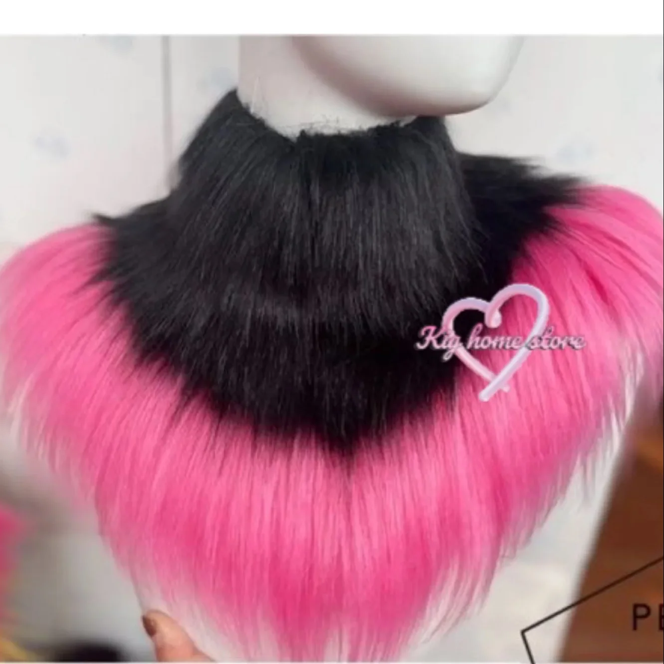 Fursuit Kigurumi Headsets Accessories Fur Collar Scarf Cute Furry Cosplay Costume Furry Suit Cartoon Comic Show Anime Peripheral
