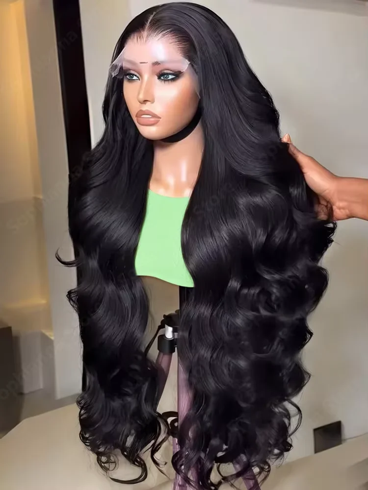 Perruques de cheveux humains sans colle 13×4 HD Lace Front, densité Remy vietnamienne, perruque frontale en dentelle Body Wave pré-épilée, cheveux vierges bruts