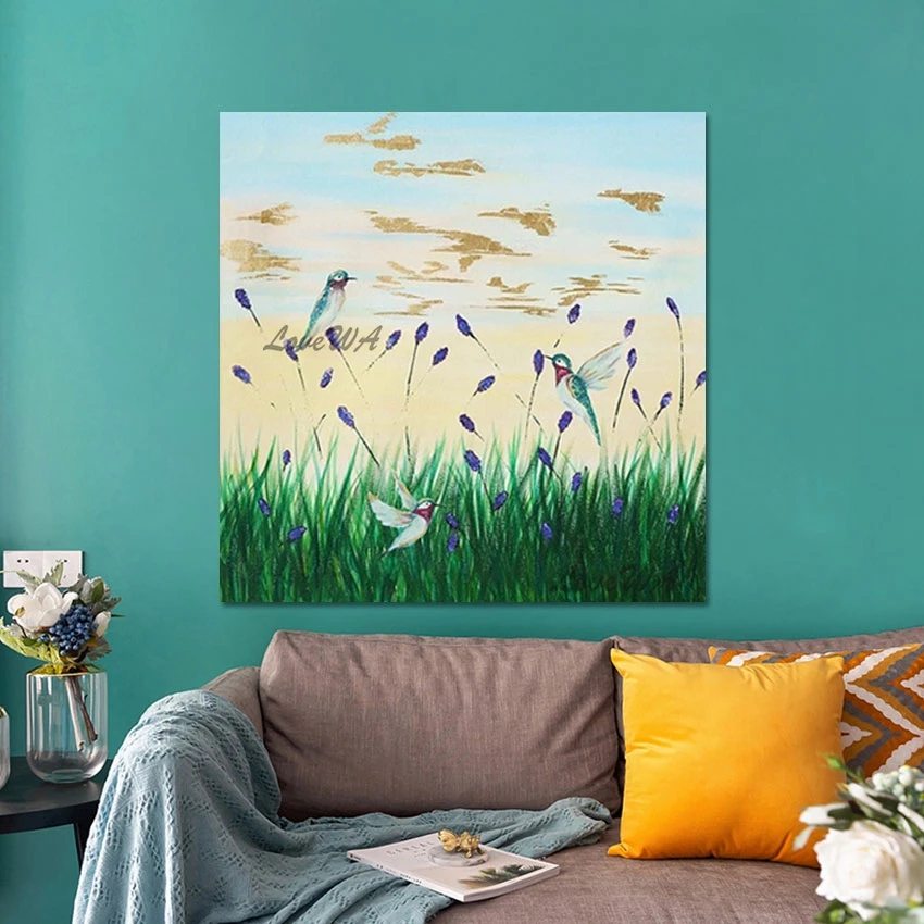 

Dining Table Abstract Decor Painting Texture Wall Art Acrylic Flowers Picture Canvas Poster Frameless Kitchen Office Artwork