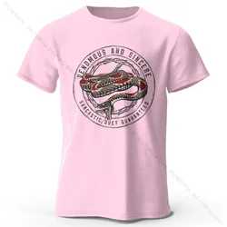 Vintage 80s - Inspired Unisex Graphic Tee - Soft Cotton Casual Streetwear - XXXL (Pink)