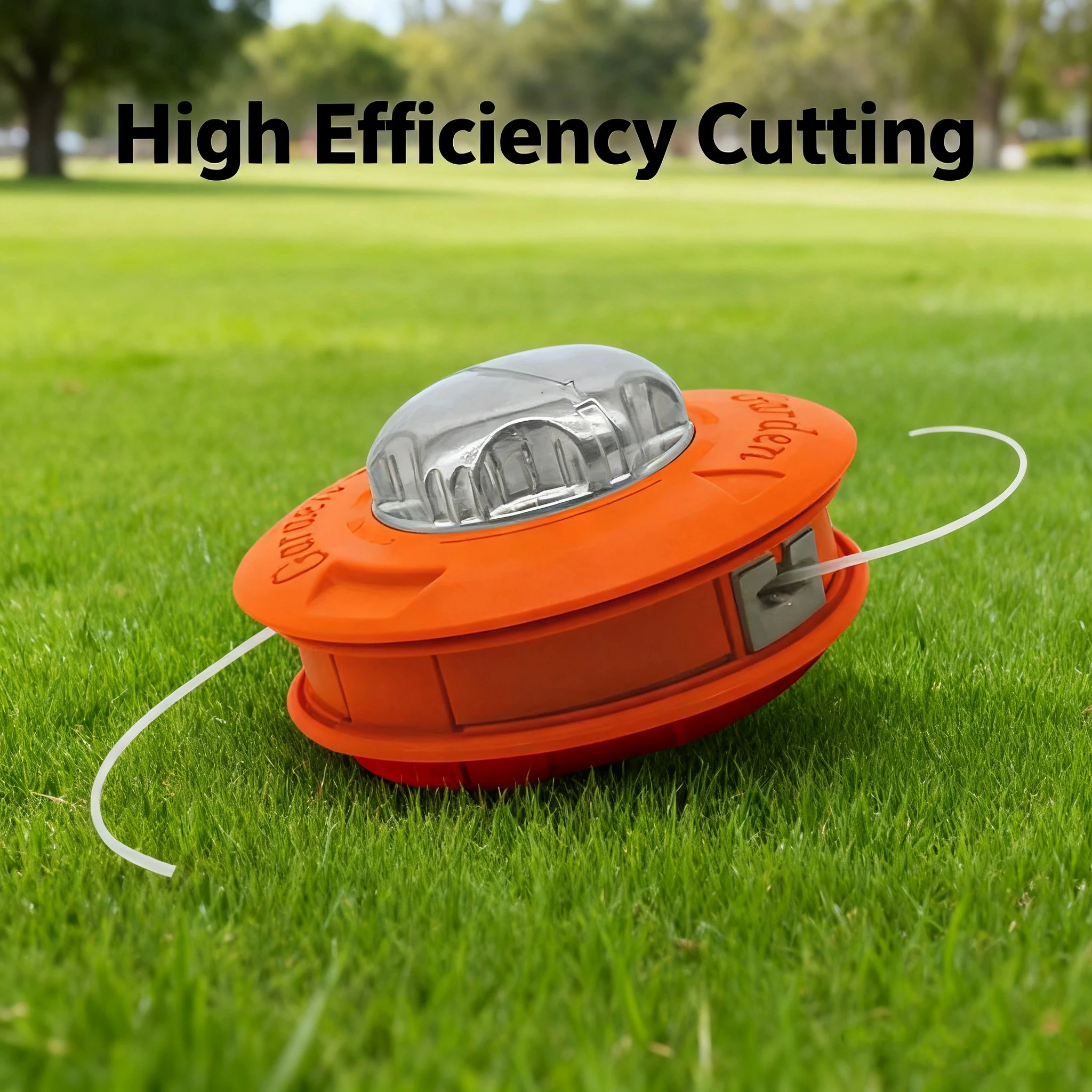 Grass Cutter M10 Universal Trimmer Head Aluminum Nylon 2 Line Bump Spool 1PC